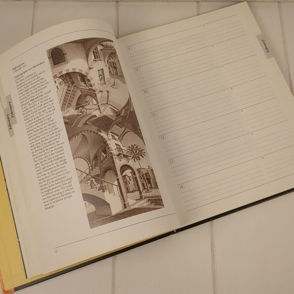 M. C. Escher Daybook & Journal Bruno Ernst 1995 Artbooks Good Condition Unused - Picture 8 of 15